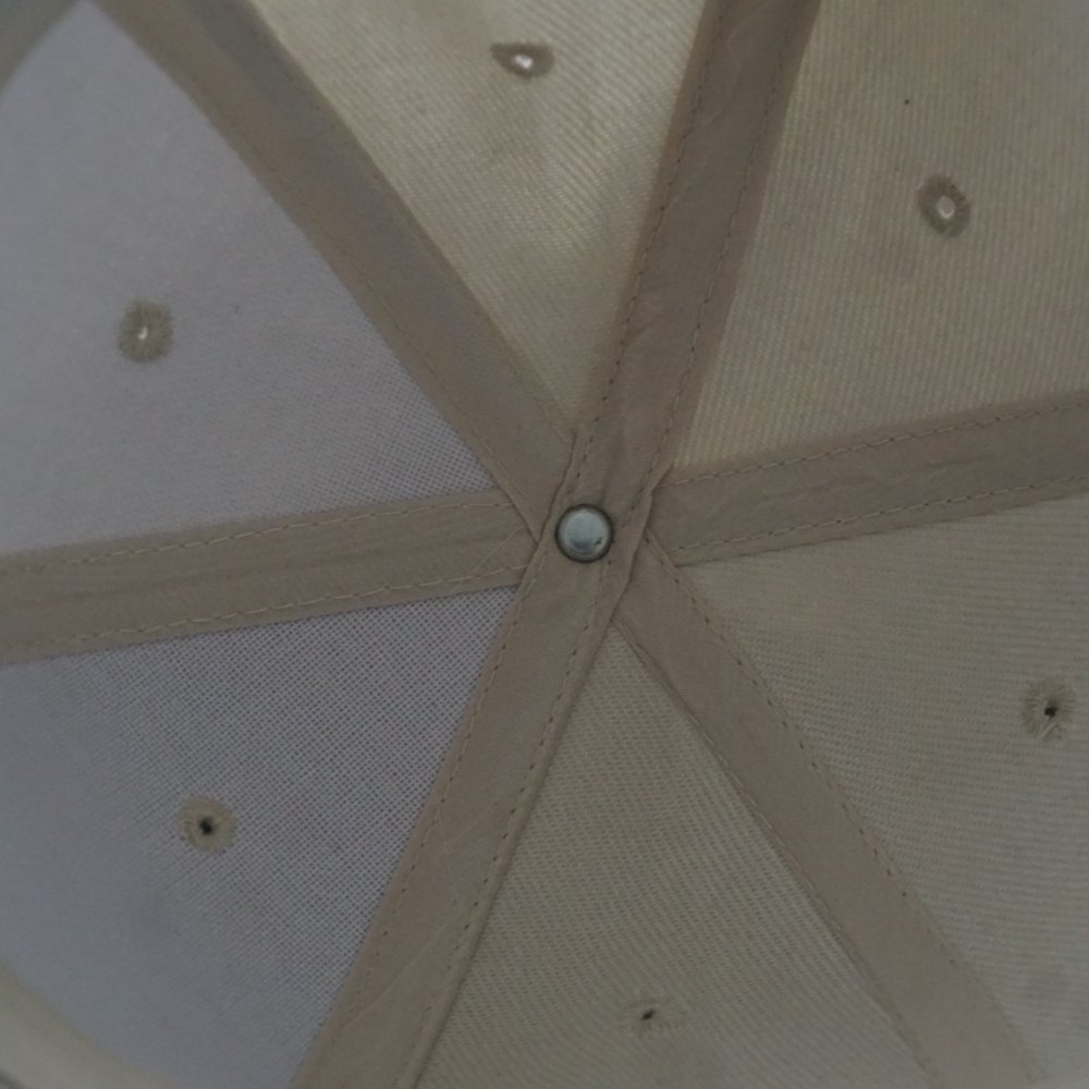 Beige Polyester Hat - image 3